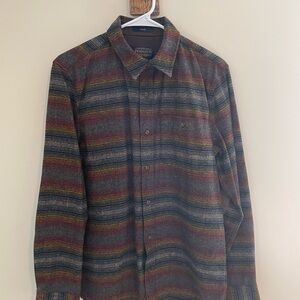 Pendleton Woolen Mills Men's Multicolor Striped Shirt